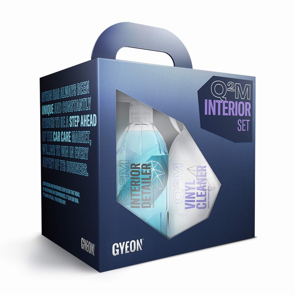 Bộ sản phẩm chăm sóc nội thất GYEON Q2M Interior Set - Bundle Box + Q2M Bathe+ 80 ml